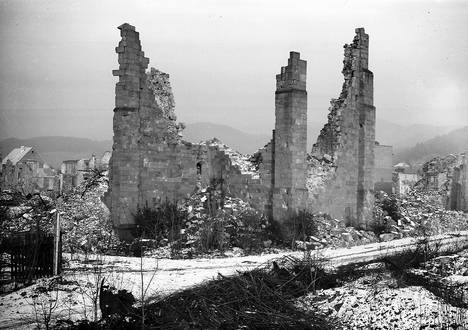 Quelle: Landesarchiv Baden-Württemberg Ruine der Ludwigskirche