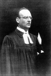 Fritz Kölli, Deutscher Christ und von 1934 bis 1942 Pfarrer der Ludwigskirche Freiburg